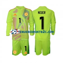 Uitshirt Duitsland Keeper Manuel Neuer 1 Voetbalteneu Kinderen Europacup 2024 L-S