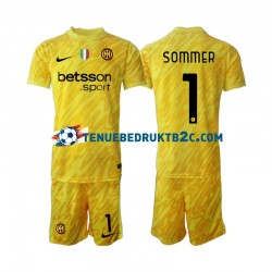 Uitshirt Inter Milan Keeper Yann Sommer 1 Voetbalteneu Kinderen 2024-25 S-S