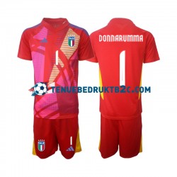 3de shirt Italië Keeper Donnarumma 1 Voetbalteneu Kinderen Europacup 2024 S-S
