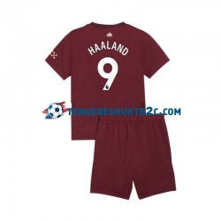 3de shirt Manchester City Erling Haaland 9 Voetbalteneu Kinderen 2024-25 S-S