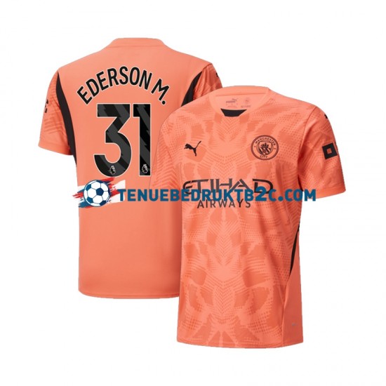 Uitshirt Manchester City Keeper Ederson Moraes 31 Mannen 2024-25 S-S