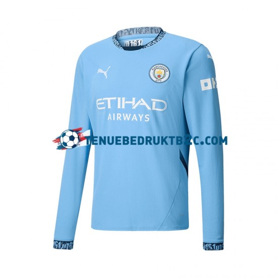 Thuisshirt Manchester City Mannen 2024-25 L-S