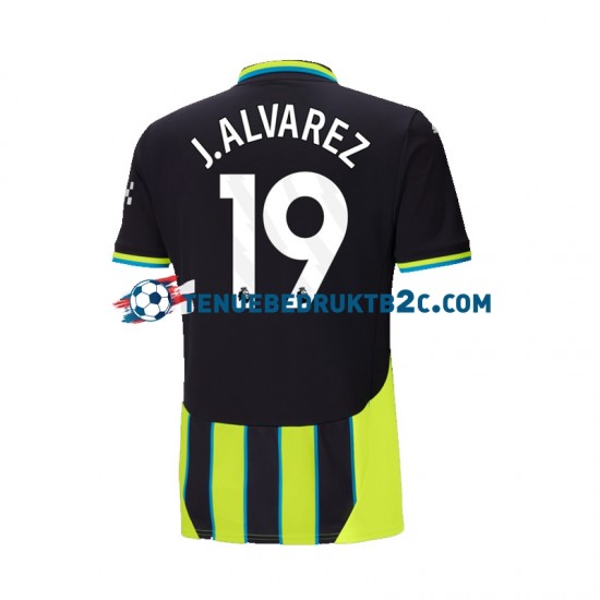 Uitshirt Manchester City Julian Alvarez 19 Mannen 2024-25 S-S