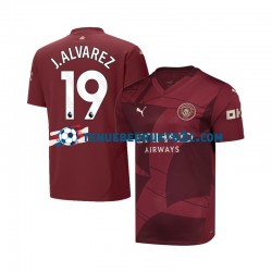 3de shirt Manchester City Julian Alvarez 19 Mannen 2024-25 S-S