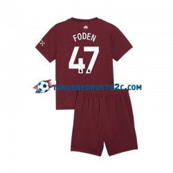 3de shirt Manchester City Phil Foden 47 Voetbalteneu Kinderen 2024-25 S-S