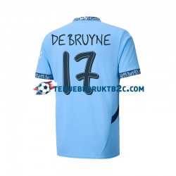 Thuisshirt Manchester City UCL Font DE BRUYNE 17 Mannen 2024-25 S-S