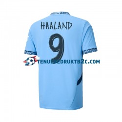 Thuisshirt Manchester City UCL Font Haaland 9 Mannen 2024-25 S-S