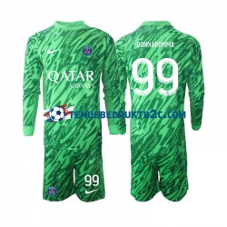 Uitshirt Paris Saint-Germain Keeper Gianluigi Donnarumma 99 Voetbalteneu Kinderen 2024-25 L-S