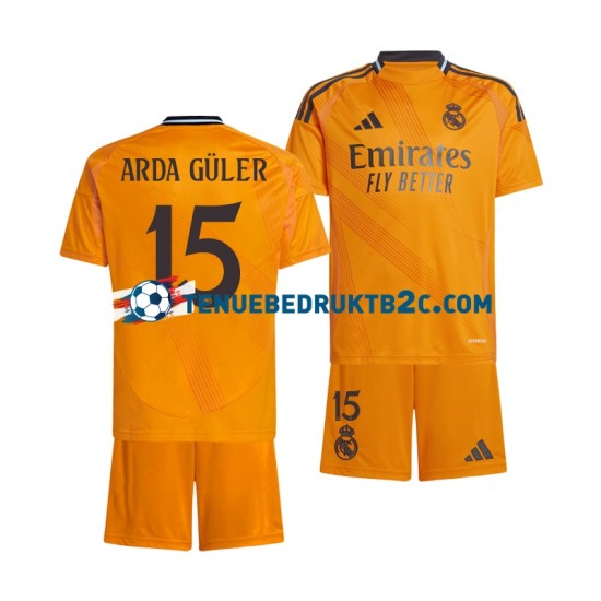 Uitshirt Real Madrid Arda Guler 15 Voetbalteneu Kinderen 2024-25 S-S