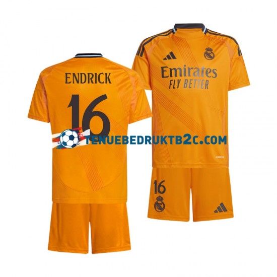 Uitshirt Real Madrid ENDRICK 16 Voetbalteneu Kinderen 2024-25 S-S