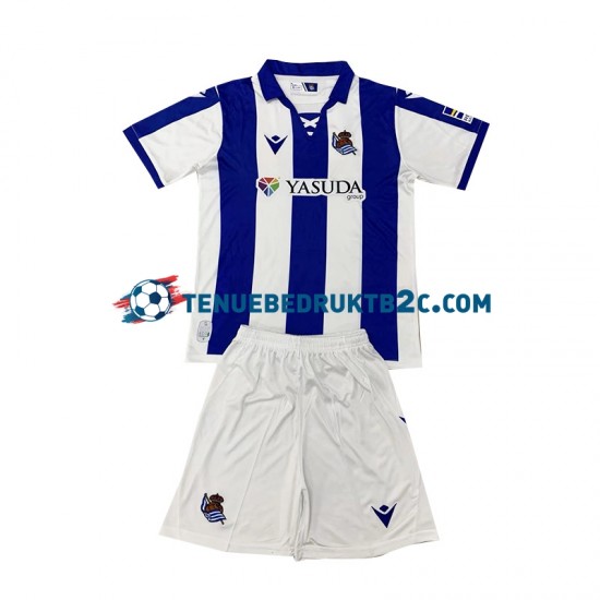 Thuisshirt Real Sociedad Voetbalteneu Kinderen 2024-25 S-S