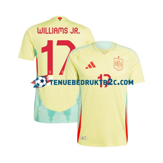 Uitshirt Spanje WILLIAMS JR 17 Mannen Europacup 2024 S-S