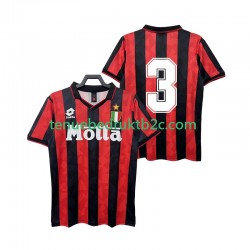 Thuisshirt Retro AC Milan 3 1993 Mannen 1994 S-S