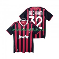 Thuisshirt Retro AC Milan BECKHAM 32 2009 Mannen 2010 S-S