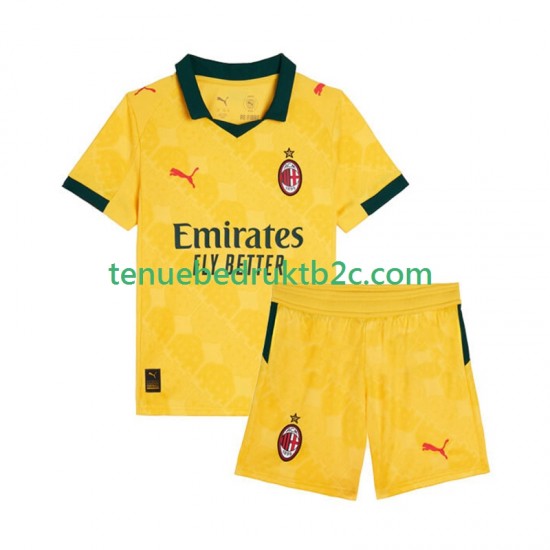 3de shirt AC Milan Voetbalteneu Kinderen 2025-26 S-S