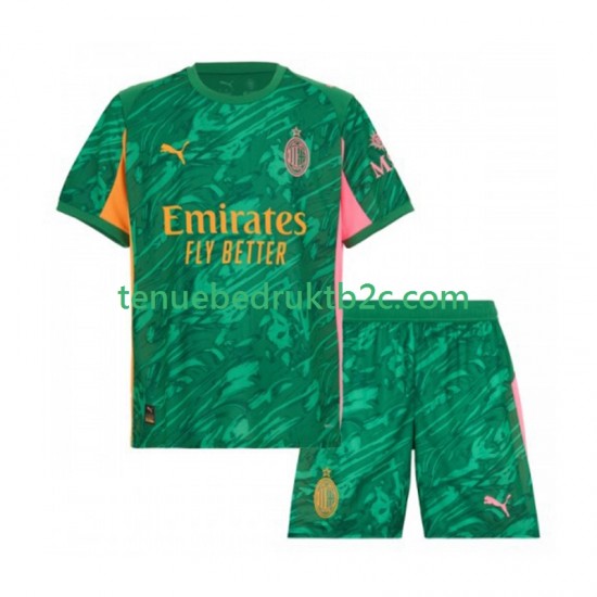 Uitshirt AC Milan Keeper Voetbalteneu Kinderen 2025-26 S-S