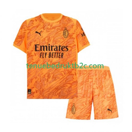3de shirt AC Milan Keeper Voetbalteneu Kinderen 2025-26 S-S