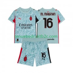 Thuisshirt AC Milan Keeper Mike Maignan 16 Voetbalteneu Kinderen 2025-26 S-S
