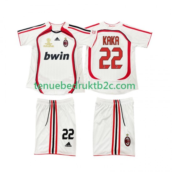 Uitshirt Retro AC Milan KAKA 22 2007 Voetbalteneu Kinderen 2006 S-S