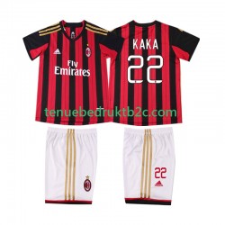 Thuisshirt Retro AC Milan KAKA 22 2013 2014 Voetbalteneu Kinderen S-S