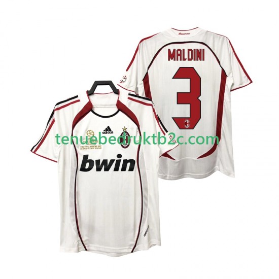 Uitshirt Retro AC Milan MALDINI 3 2007 Mannen 2006 S-S