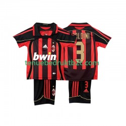 Thuisshirt Retro AC Milan MALDINI 3 2007 Voetbalteneu Kinderen 2006 S-S