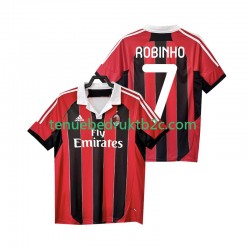 Thuisshirt Retro AC Milan ROBINHO 7 2012 2013 Mannen S-S