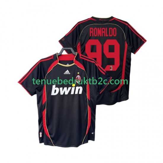 3de shirt Retro AC Milan RONALDO 99 2007 Mannen 2006 S-S