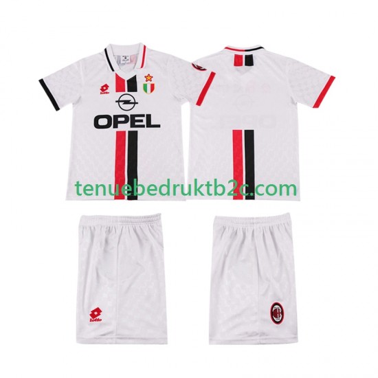 Uitshirt Retro AC Milan 1996 1997 Voetbalteneu Kinderen S-S