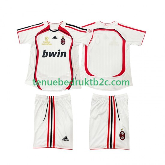 Uitshirt Retro AC Milan 2007 Voetbalteneu Kinderen 2006 S-S