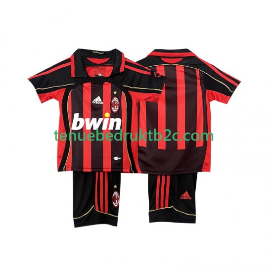 Thuisshirt Retro AC Milan 2007 Voetbalteneu Kinderen 2006 S-S