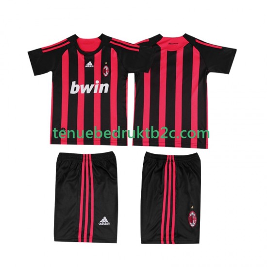 Thuisshirt Retro AC Milan 2009 Voetbalteneu Kinderen 2008 S-S