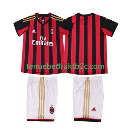 Thuisshirt Retro AC Milan 2013 2014 Voetbalteneu Kinderen S-S