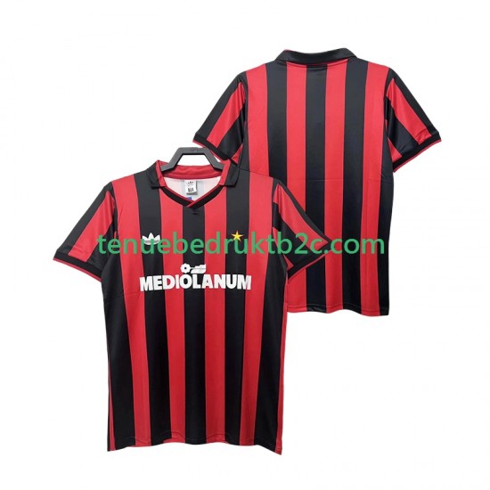 Thuisshirt Retro AC Milan 1990 1991 Mannen S-S