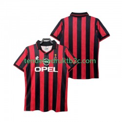 Thuisshirt Retro AC Milan 1995 1996 Mannen S-S