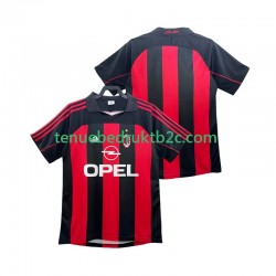 Thuisshirt Retro AC Milan 2000 Mannen 2002 S-S