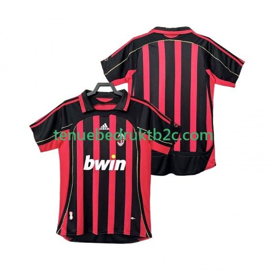 Thuisshirt Retro AC Milan 2007 Mannen 2006 S-S