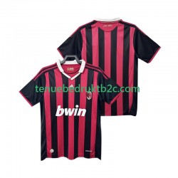 Thuisshirt Retro AC Milan 2009 Mannen 2010 S-S