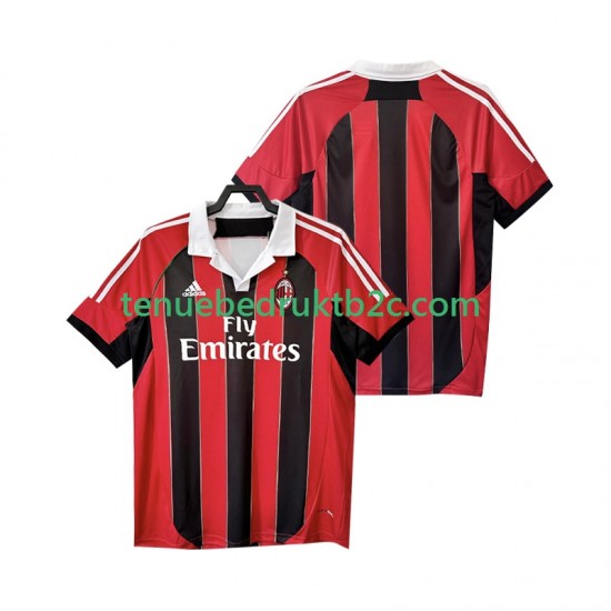 Thuisshirt Retro AC Milan 2012 2013 Mannen S-S