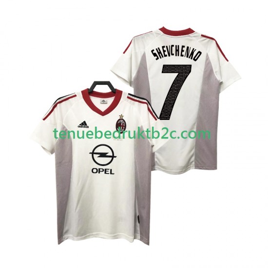 Uitshirt Retro AC Milan SHEVCHENKO 7 2005 Mannen 2004 S-S