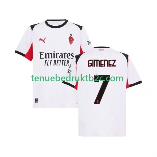 Uitshirt AC Milan Santiago Gimenez 7 Mannen 2025-26 S-S