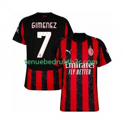 Thuisshirt AC Milan Santiago Gimenez 7 Mannen 2025-26 S-S