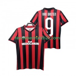 Thuisshirt Retro AC Milan VAN BASTEN 9 1990 1991 Mannen S-S