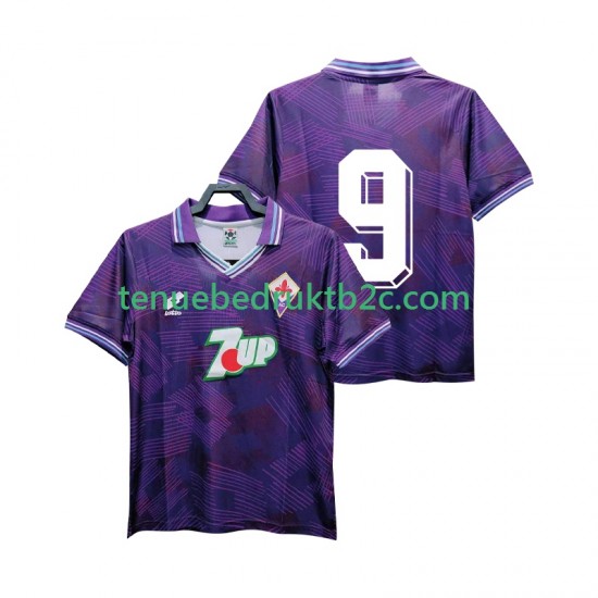 Thuisshirt Retro Fiorentina 9 1992 1993 Mannen S-S
