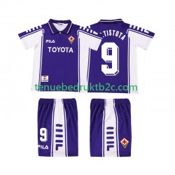 Thuisshirt Retro Fiorentina BASTUTA 9 2000 Voetbalteneu Kinderen 1999 S-S