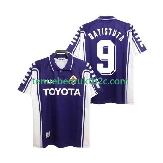 Thuisshirt Retro Fiorentina BASTUTA 9 2000 Mannen 1999 S-S