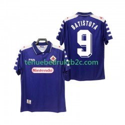 Thuisshirt Retro Fiorentina BASTUTA 9 Mannen 1998 1999 S-S