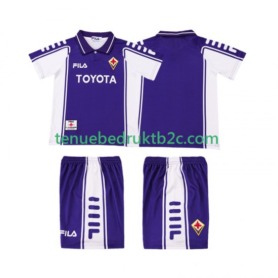 Thuisshirt Retro Fiorentina 2000 Voetbalteneu Kinderen 1999 S-S