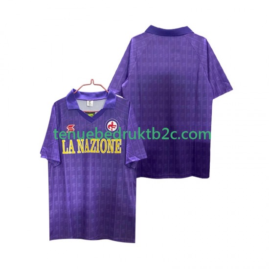 Thuisshirt Retro Fiorentina 1989 1990 Mannen S-S