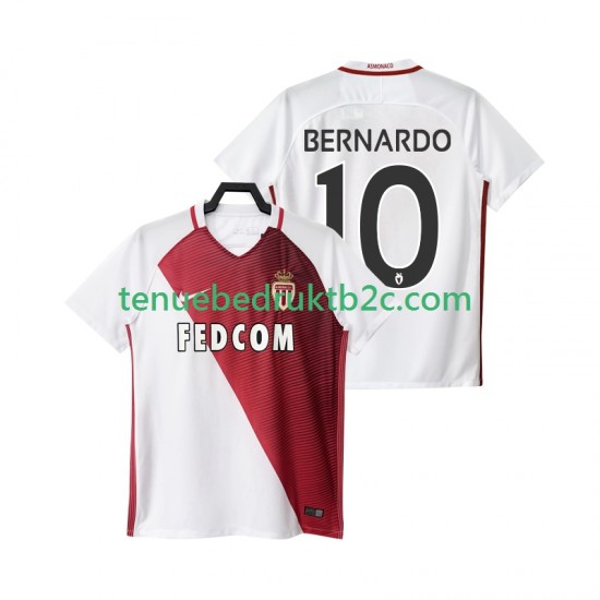 Thuisshirt AS Monaco BERNARDO 10 2016 2017 Mannen S-S